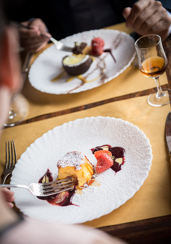 Delicious Desserts served at Osteria Boccanegra Florence
